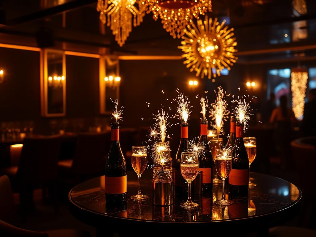 VIP bottle service at a VNH Events night